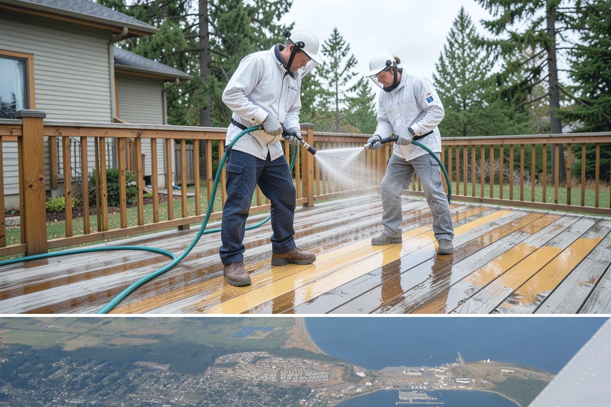 Concrete Walkway Cleaning in Oak Harbor, Island County, WA - Plan concrete walkway cleaning for a drier window from May to September so the slab can cure between rains.