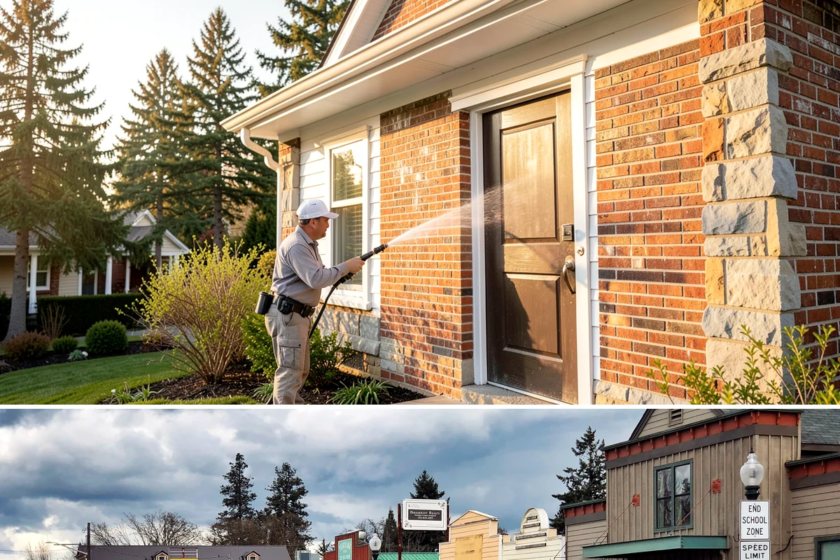 Concrete Walkway Cleaning in Roy, Pierce County, WA - Plan concrete walkway cleaning for a drier window from May to September so the slab can cure between rains.