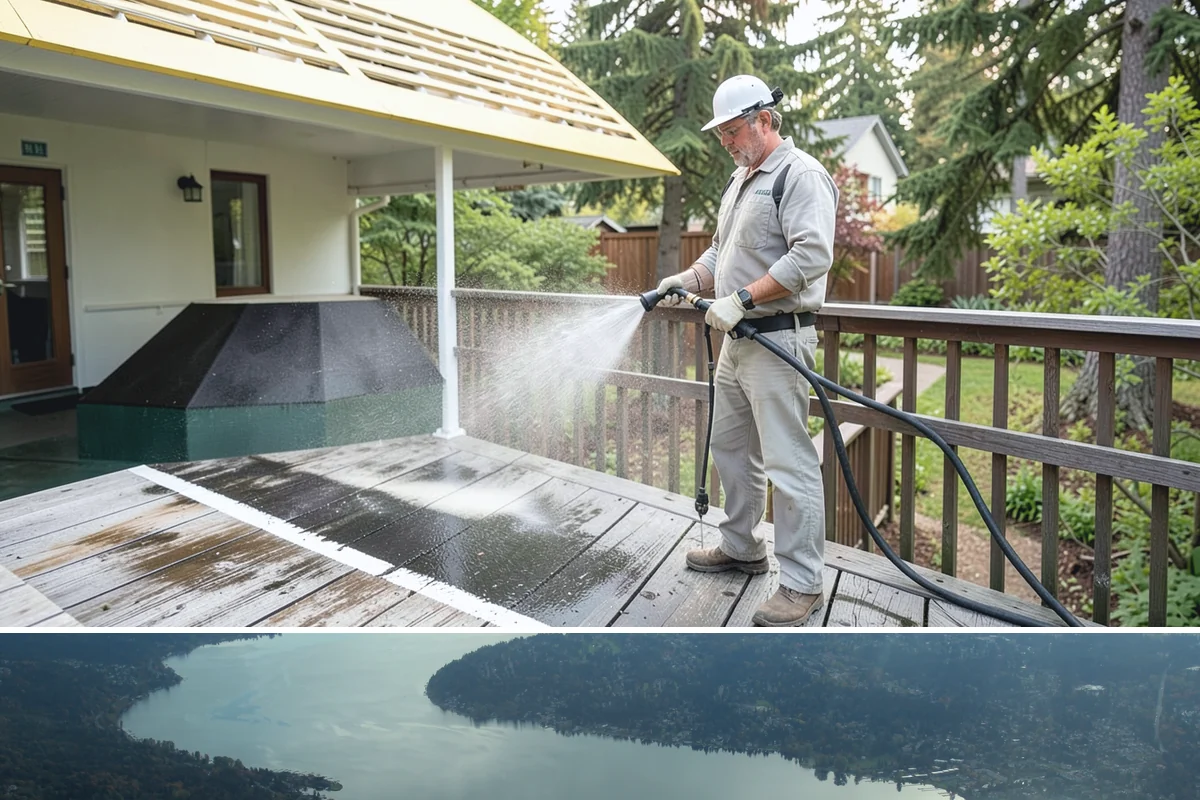 Concrete Walkway Cleaning in Sammamish, King County, WA - Plan concrete walkway cleaning for a drier window from May to September so the slab can cure between rains.