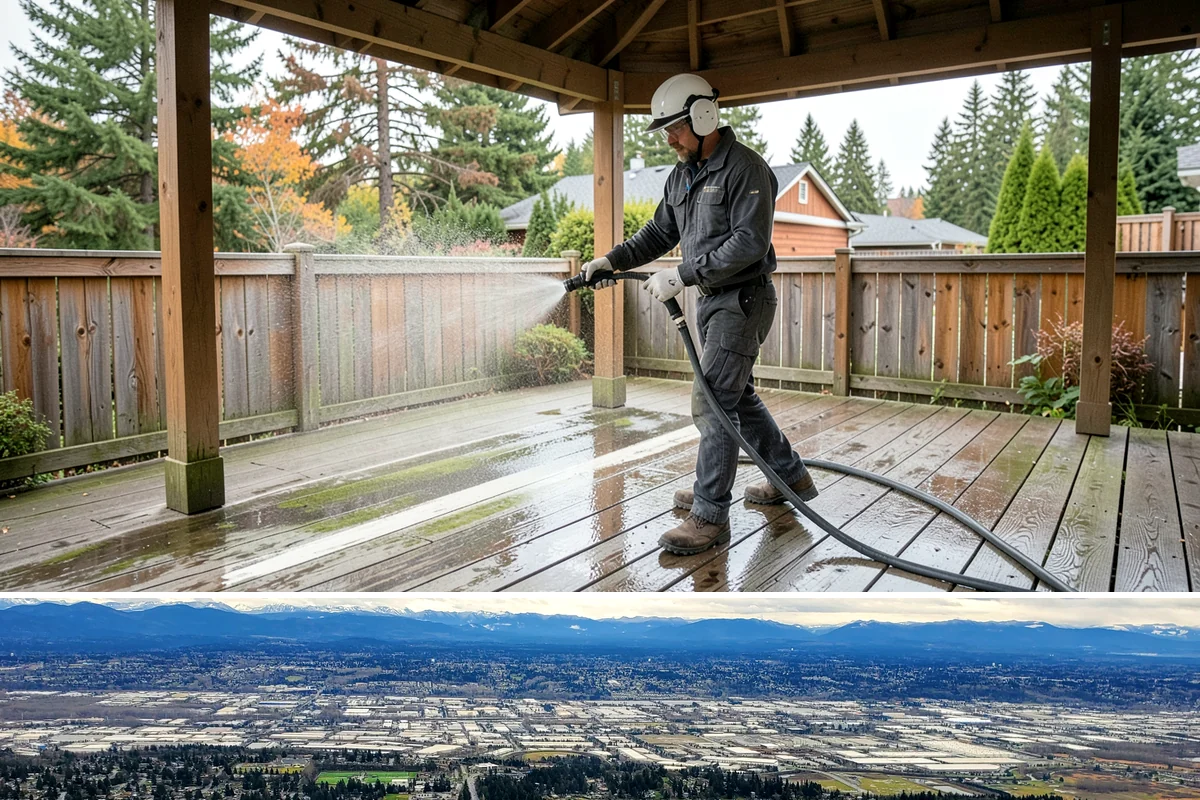 Concrete Walkway Cleaning in SeaTac, King County, WA - Plan concrete walkway cleaning for a drier window from May to September so the slab can cure between rains.