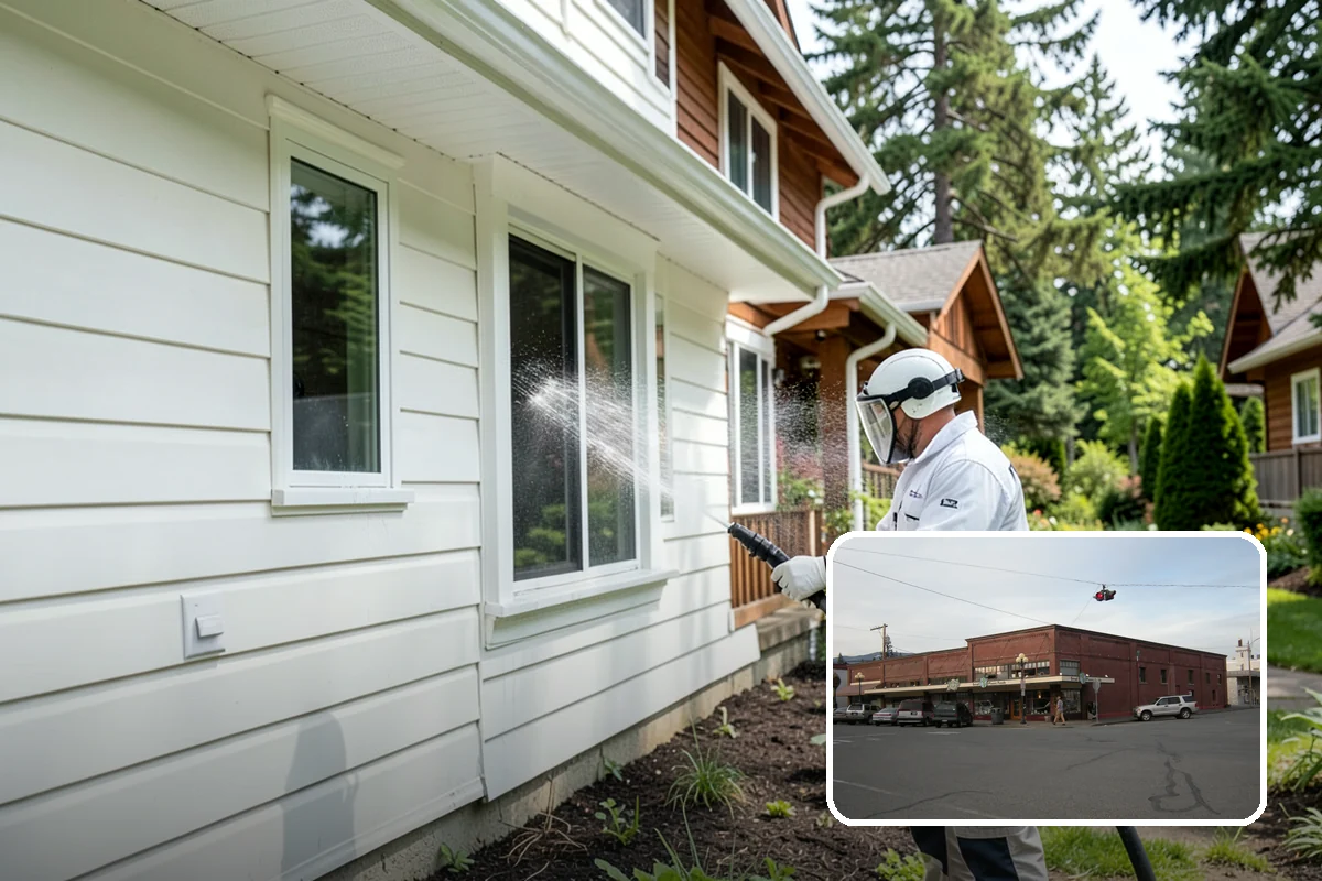 Concrete Walkway Cleaning in Sedro-Woolley, Skagit County, WA - Lifts embedded grime from porous concrete