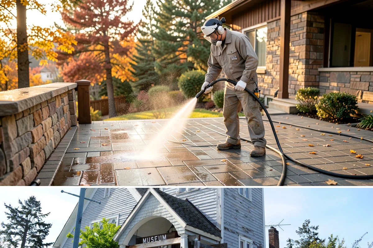 Concrete Walkway Cleaning in Steilacoom, Pierce County, WA - Plan concrete walkway cleaning for a drier window from May to September so the slab can cure between rains.