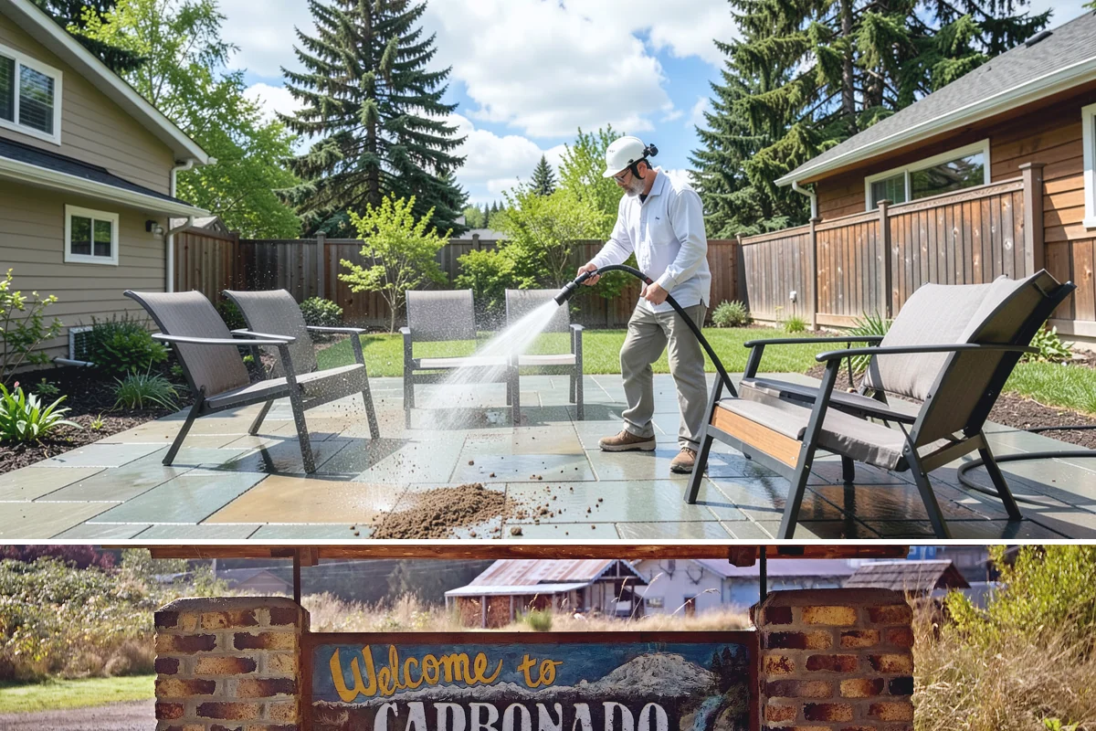 Concrete Wall Cleaning in Carbonado, Pierce County, WA - Spring is a strong time to clear the algae that flourished through the wet winter, giving walls a clean start before summer.