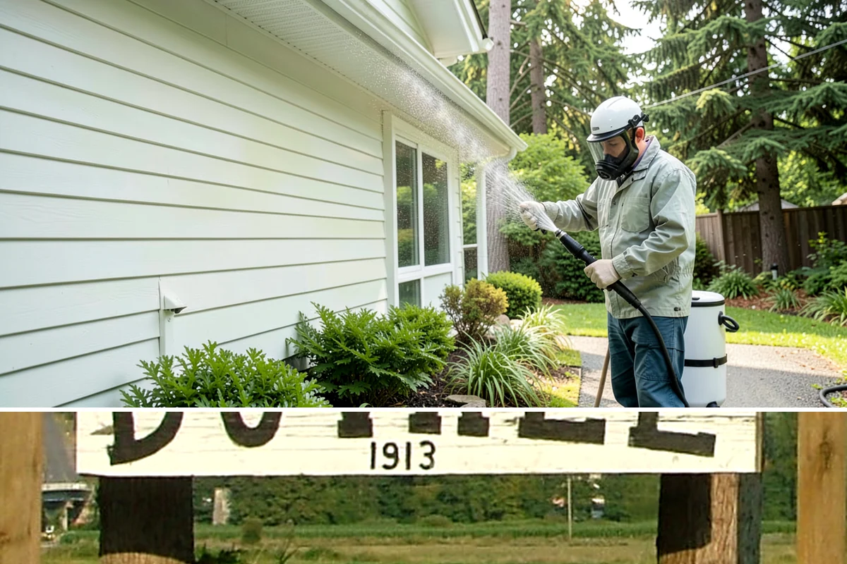 Concrete Wall Cleaning in Duvall, King County, WA - Spring is a strong time to clear the algae that flourished through the wet winter, giving walls a clean start before summer.