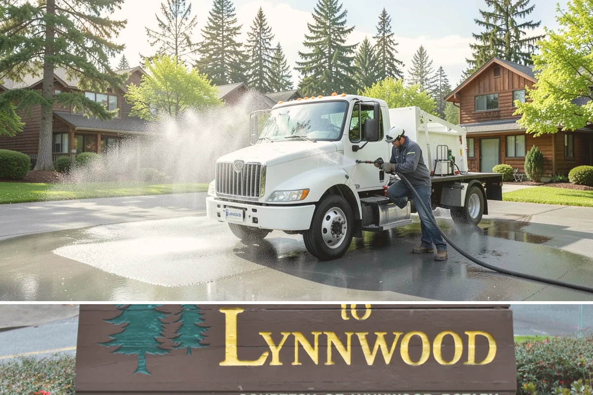 Concrete Wall Cleaning in Lynnwood, Snohomish County, WA - Spring is a strong time to clear the algae that flourished through the wet winter, giving walls a clean start before summer.