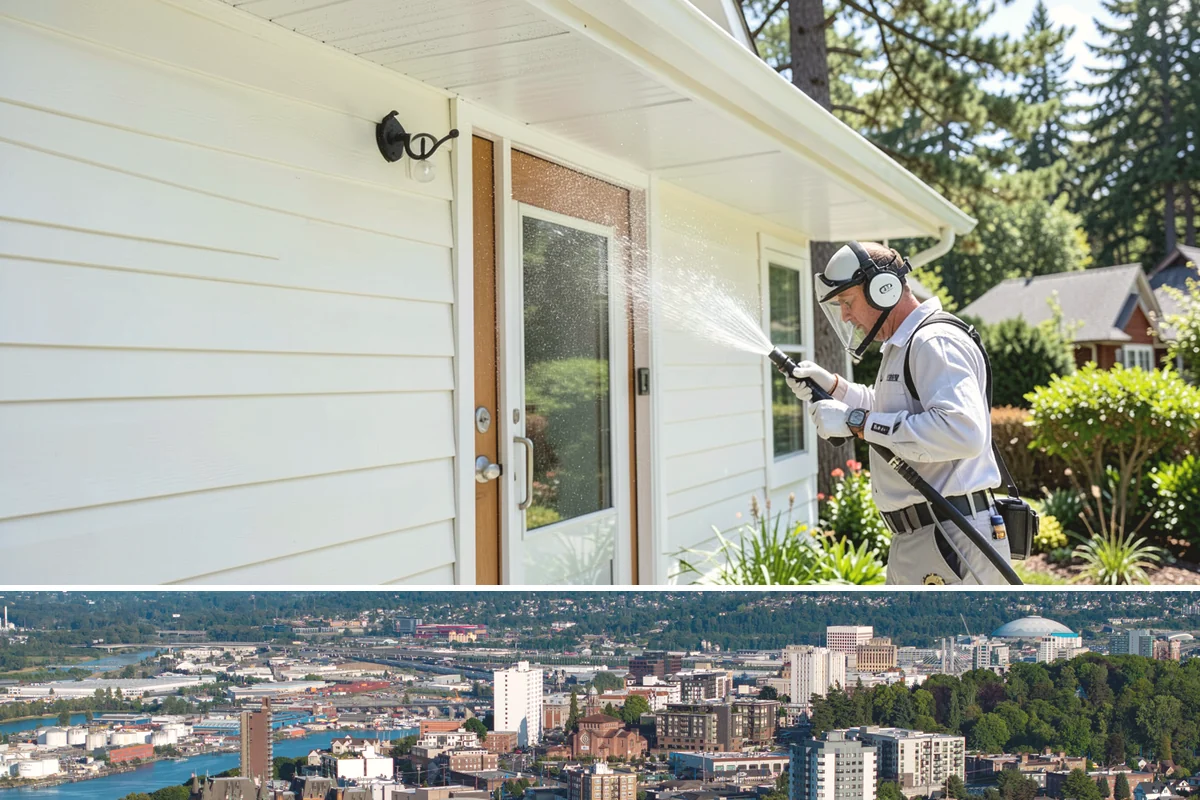 Concrete Wall Cleaning in Tacoma, Pierce County, WA - Spring is a strong time to clear the algae that flourished through the wet winter, giving walls a clean start before summer.