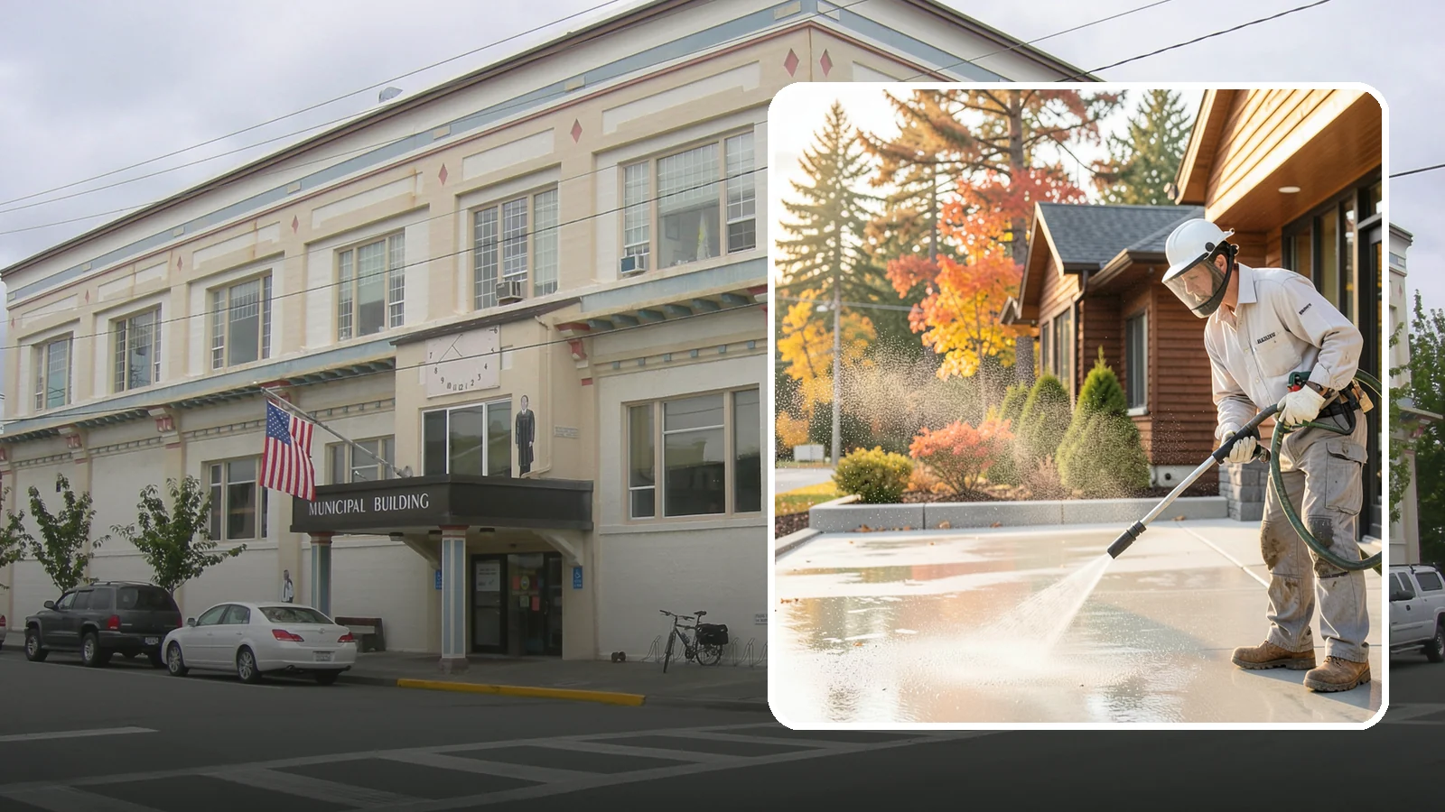 Construction Cleanup Washing in Anacortes, Skagit County, WA - We wash away construction dust, mud, and debris so Washington job sites finish clean and presentable.