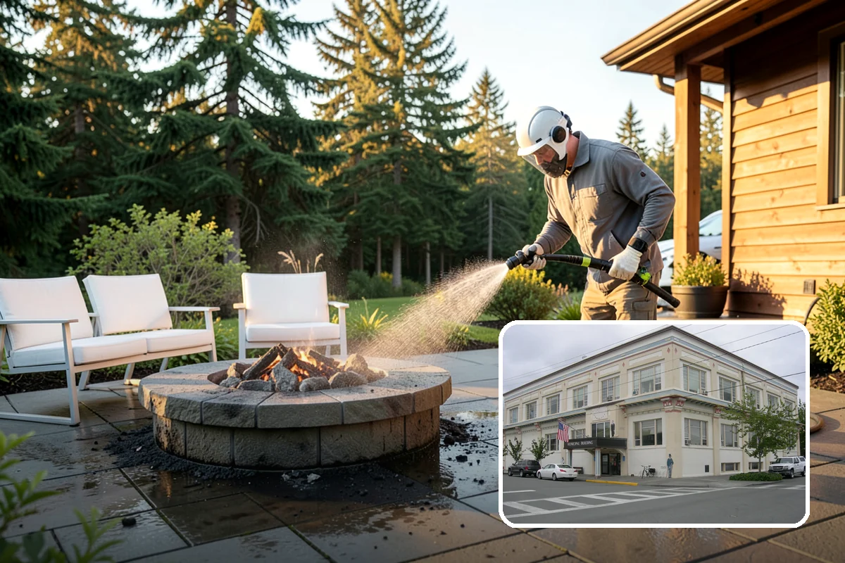 Construction Cleanup Washing in Anacortes, Skagit County, WA - Prepares sites for final inspection and handover