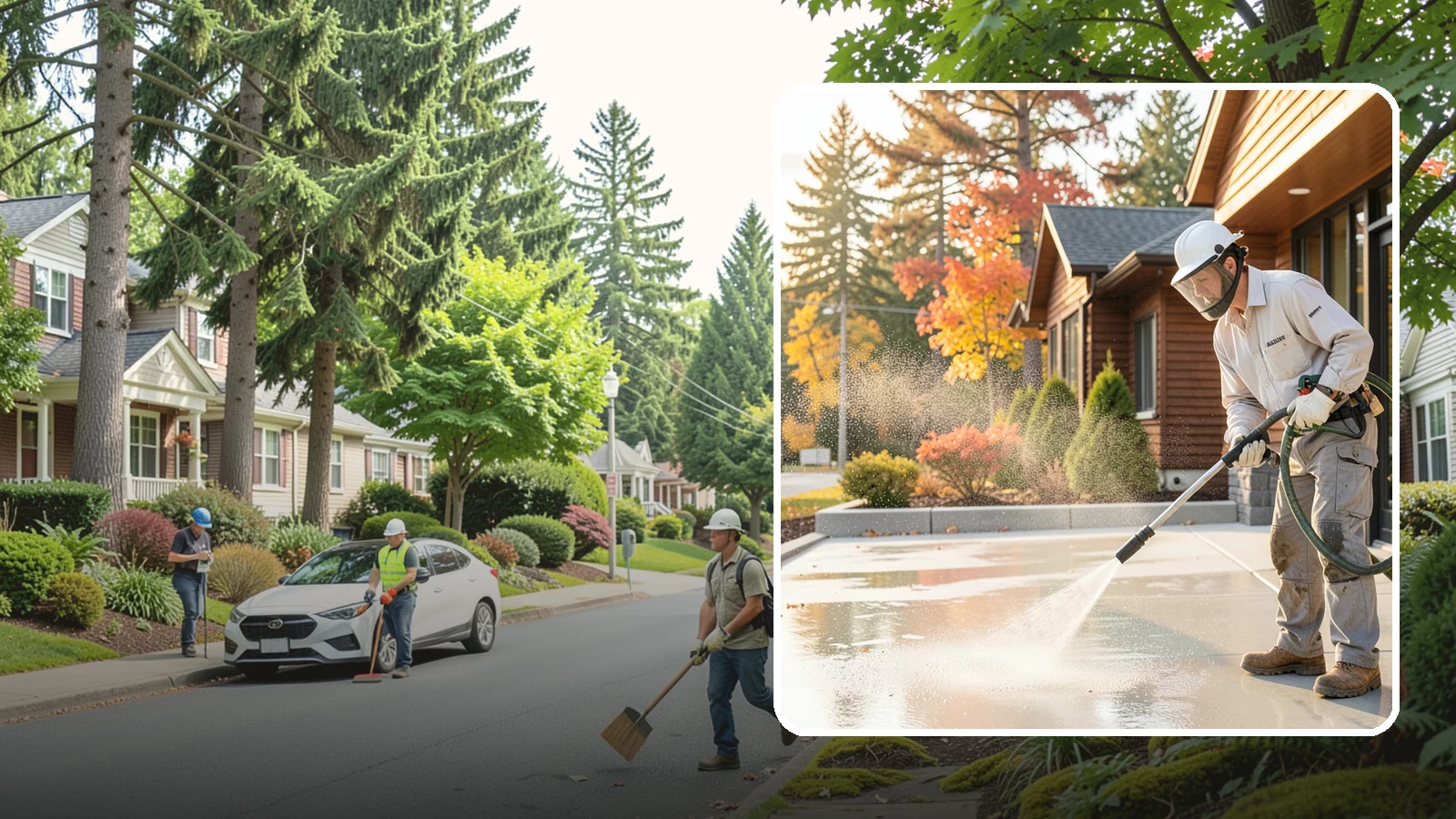 Construction Cleanup Washing in Beaux Arts Village, King County, WA - We wash away construction dust, mud, and debris so Washington job sites finish clean and presentable.