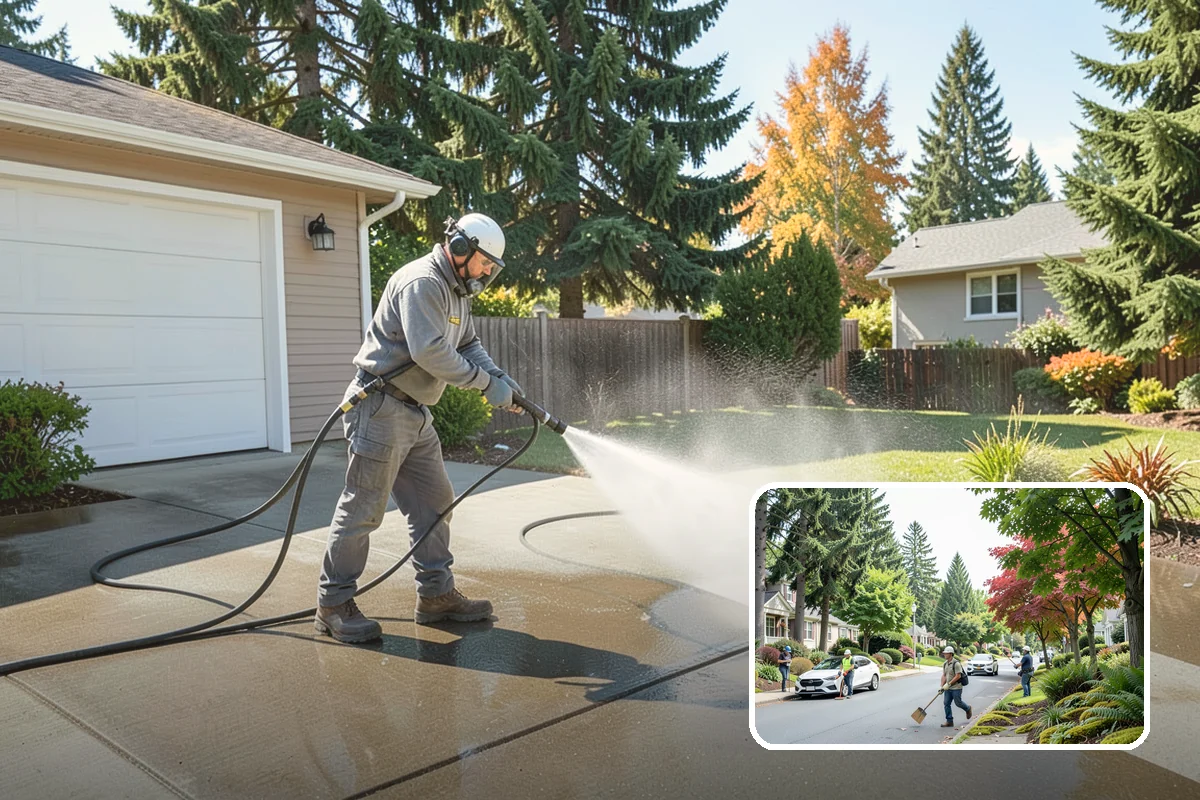 Construction Cleanup Washing in Beaux Arts Village, King County, WA - Prepares sites for final inspection and handover