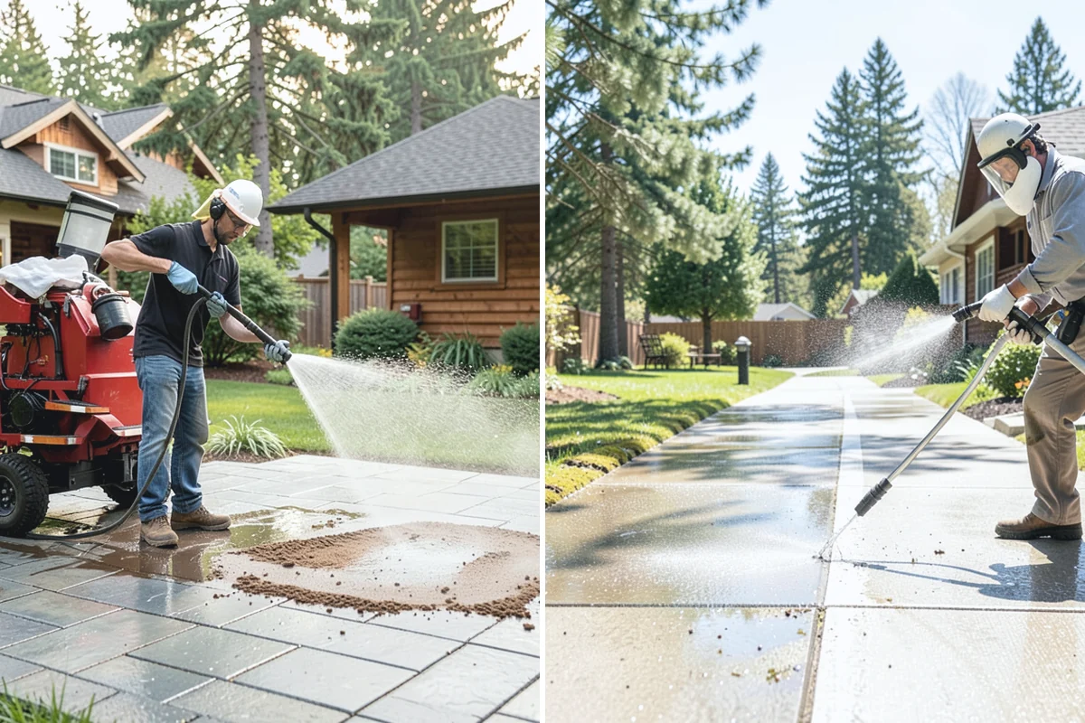 Construction Cleanup Washing in Beaux Arts Village, King County, WA - Walk the site to flag debris and residue zones