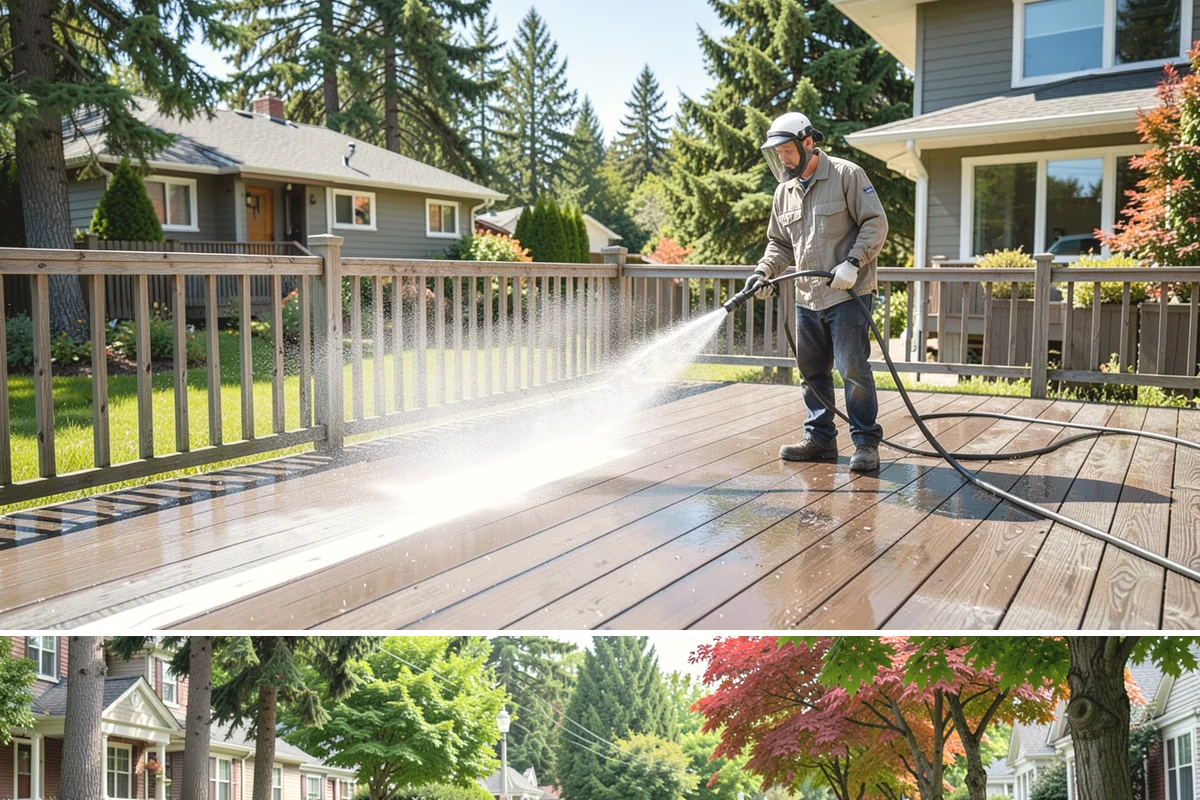 Construction Cleanup Washing in Beaux Arts Village, King County, WA - Construction cleanup washing is scheduled at project completion in any season, with extra rinsing needed after Washington's rainy...