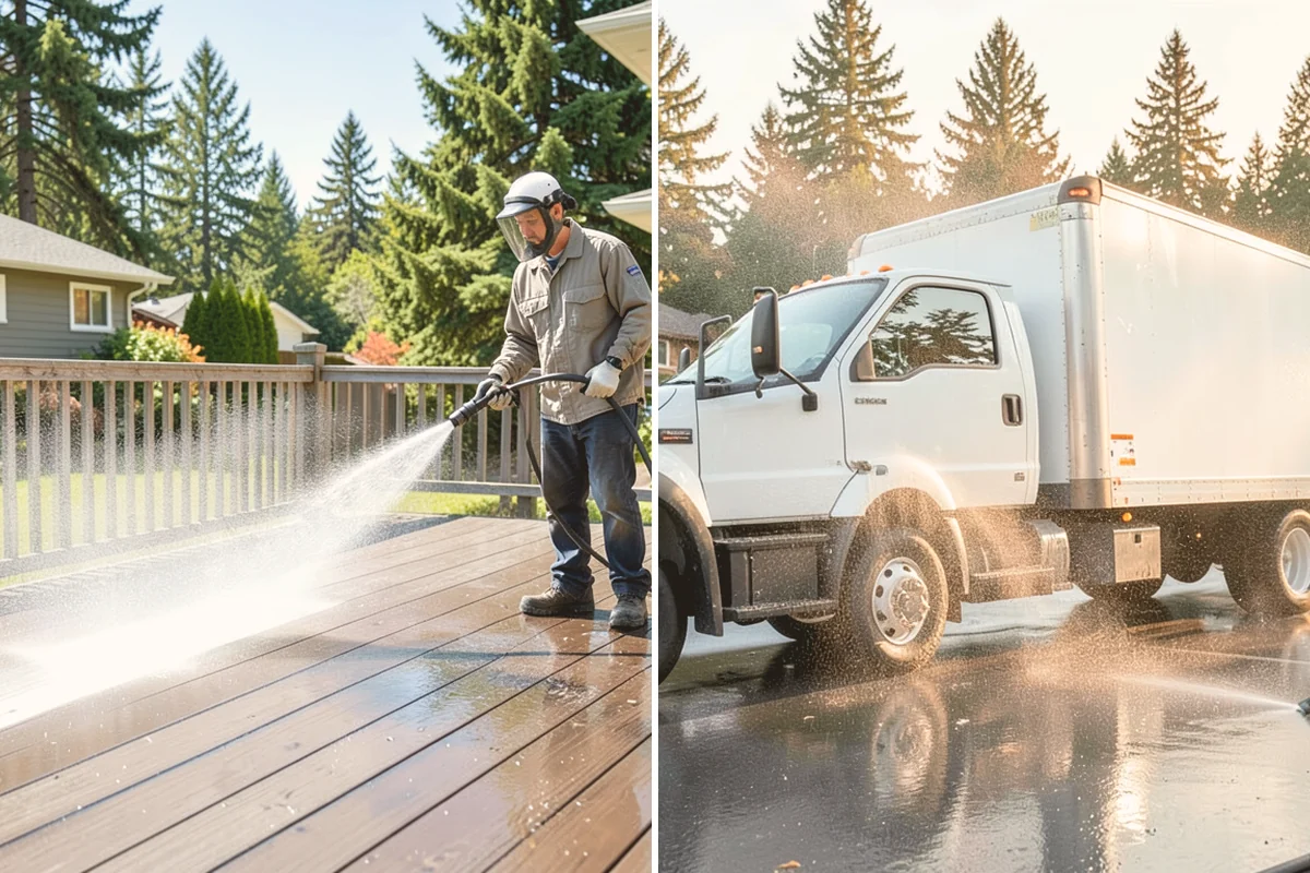 Construction Cleanup Washing in Bellevue, King County, WA - Walk the site to flag debris and residue zones