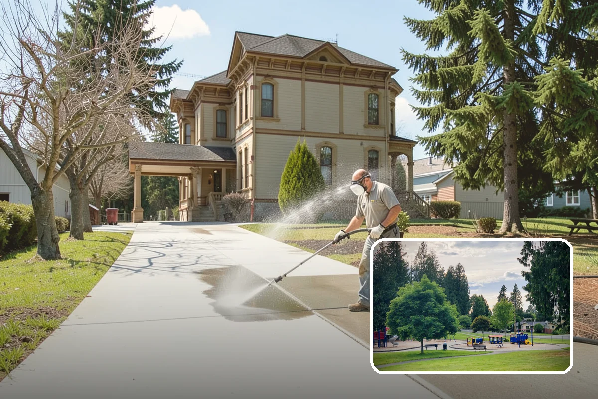 Construction Cleanup Washing in Bonney Lake, Pierce County, WA - Prepares sites for final inspection and handover