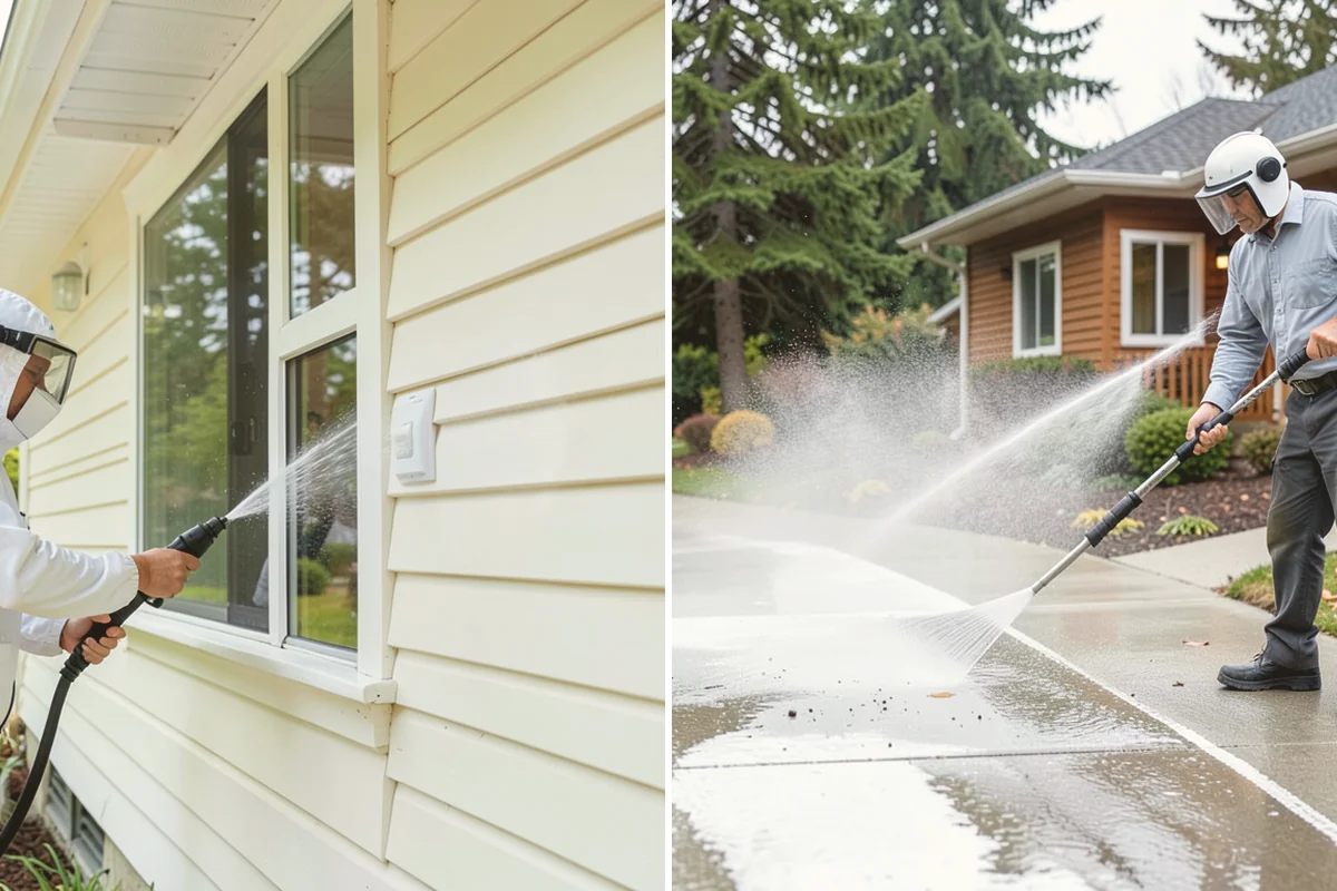 Construction Cleanup Washing in Brier, Snohomish County, WA - Walk the site to flag debris and residue zones