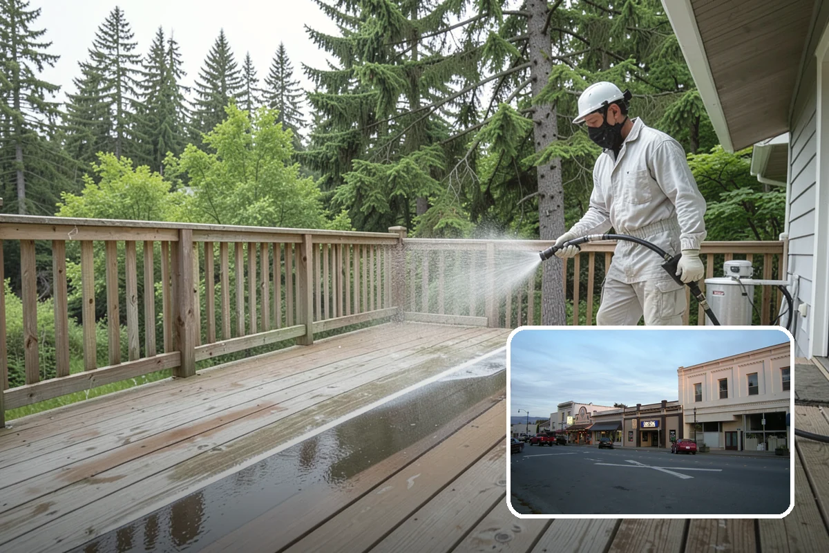 Construction Cleanup Washing in Burlington, Skagit County, WA - Prepares sites for final inspection and handover