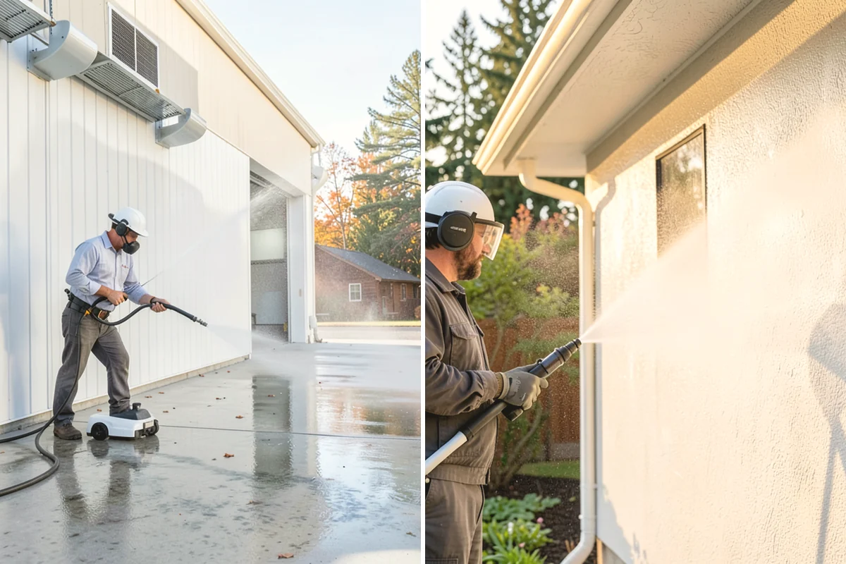 Construction Cleanup Washing in Burlington, Skagit County, WA - Walk the site to flag debris and residue zones