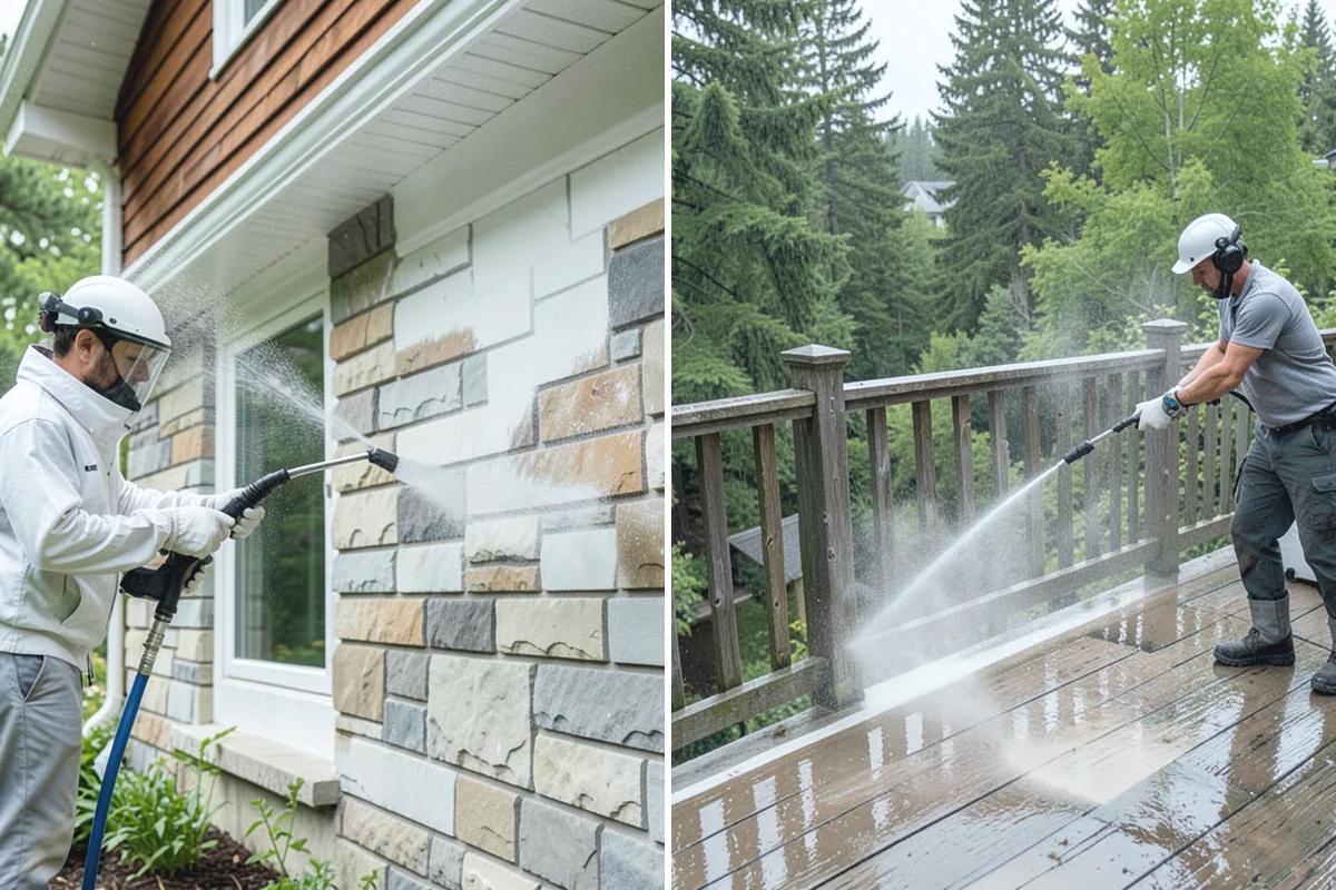 Construction Cleanup Washing in Darrington, Snohomish County, WA - Walk the site to flag debris and residue zones