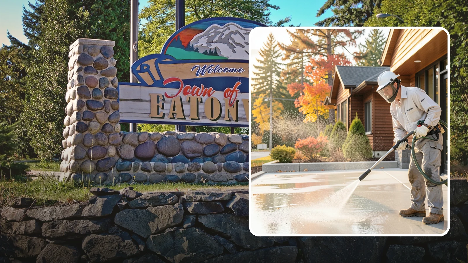 Construction Cleanup Washing in Eatonville, Pierce County, WA - We wash away construction dust, mud, and debris so Washington job sites finish clean and presentable.