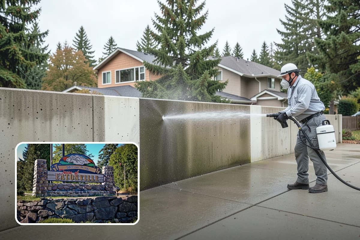 Construction Cleanup Washing in Eatonville, Pierce County, WA - Prepares sites for final inspection and handover