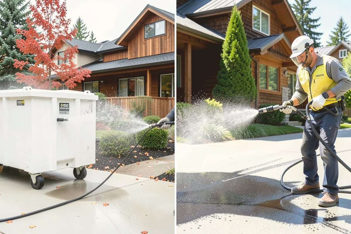 Construction Cleanup Washing in Eatonville, Pierce County, WA - Walk the site to flag debris and residue zones