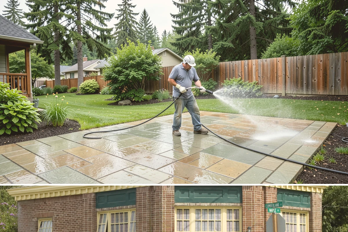 Construction Cleanup Washing in Hamilton, Skagit County, WA - Construction cleanup washing is scheduled at project completion in any season, with extra rinsing needed after Washington's rainy...