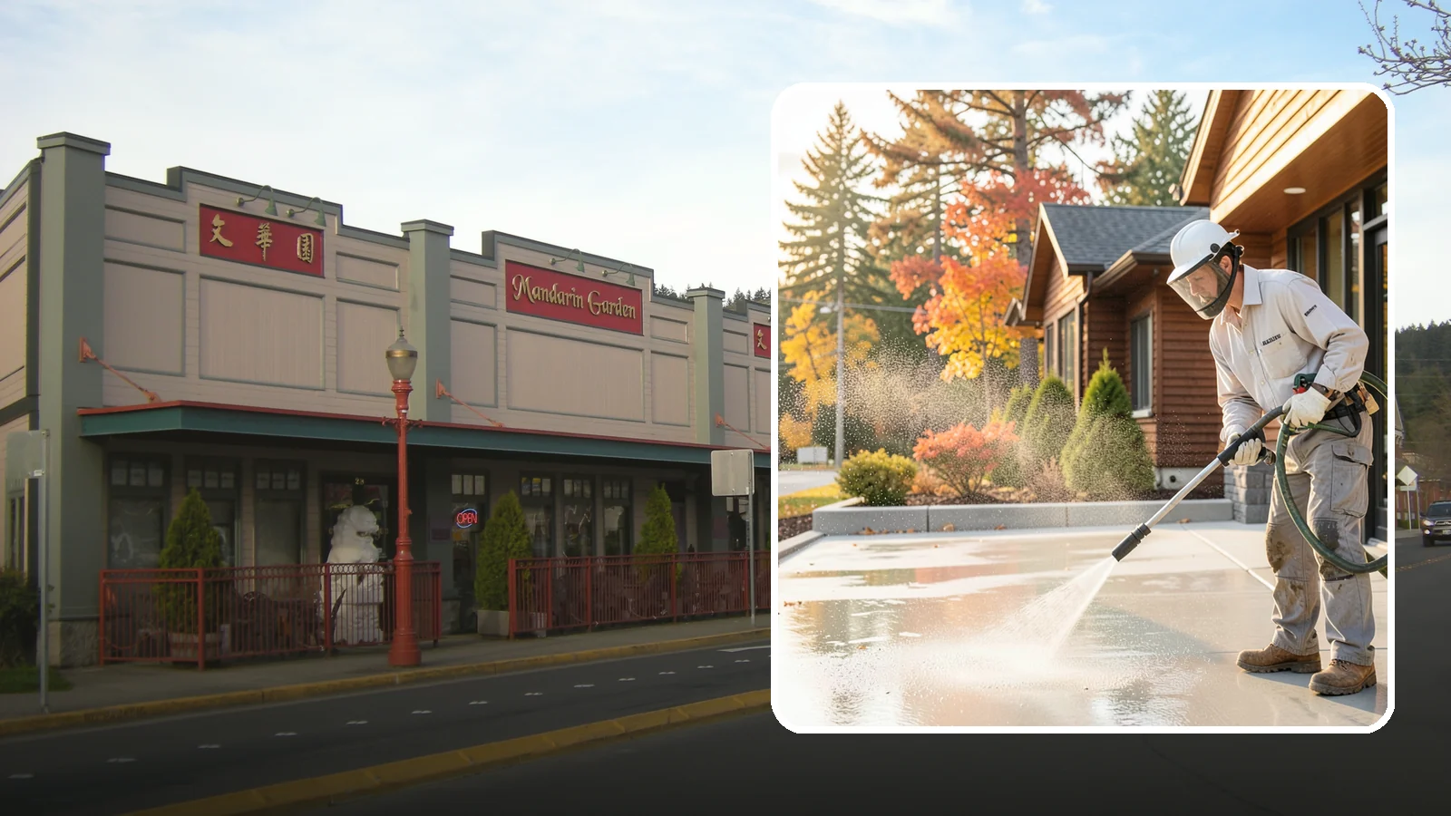 Construction Cleanup Washing in Issaquah, King County, WA - We wash away construction dust, mud, and debris so Washington job sites finish clean and presentable.