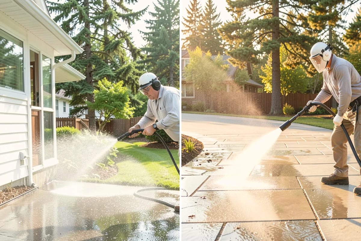 Construction Cleanup Washing in Kirkland, King County, WA - Walk the site to flag debris and residue zones