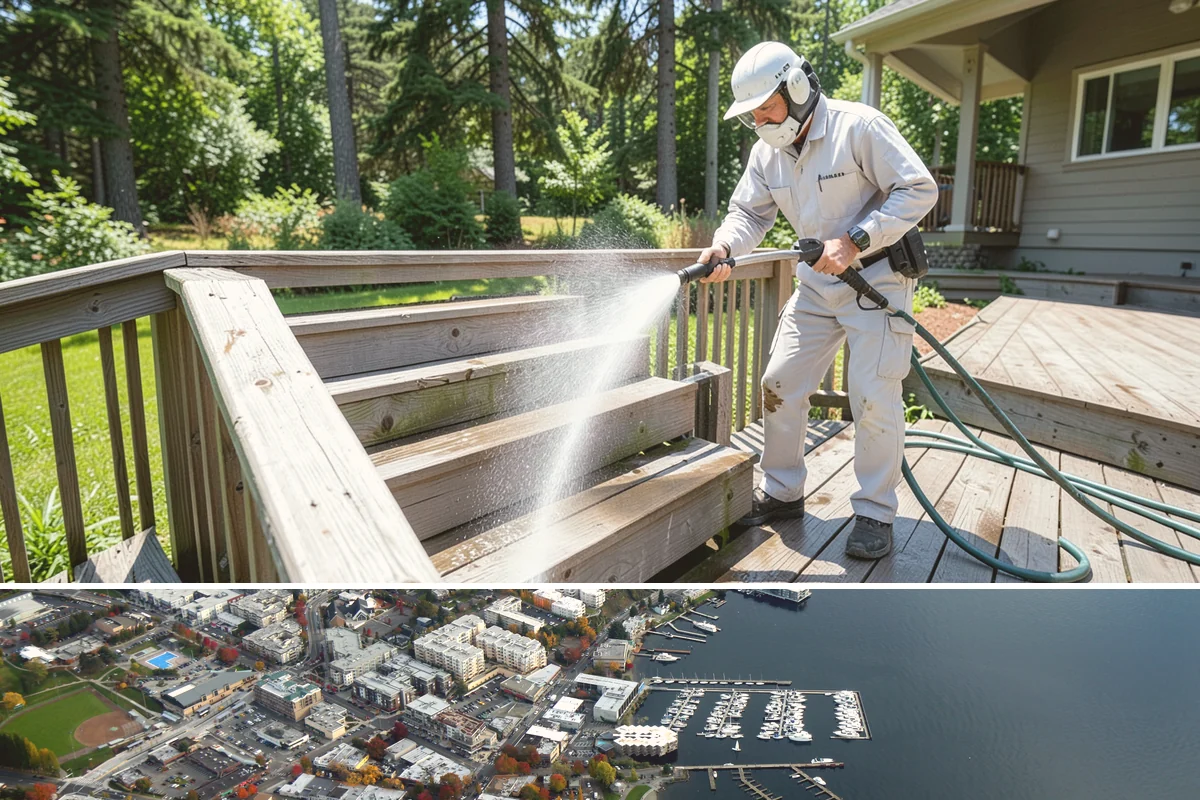 Construction Cleanup Washing in Kirkland, King County, WA - Construction cleanup washing is scheduled at project completion in any season, with extra rinsing needed after Washington's rainy...