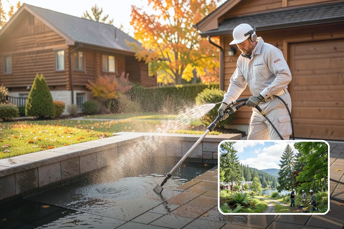 Construction Cleanup Washing in Lake Forest Park, King County, WA - Prepares sites for final inspection and handover