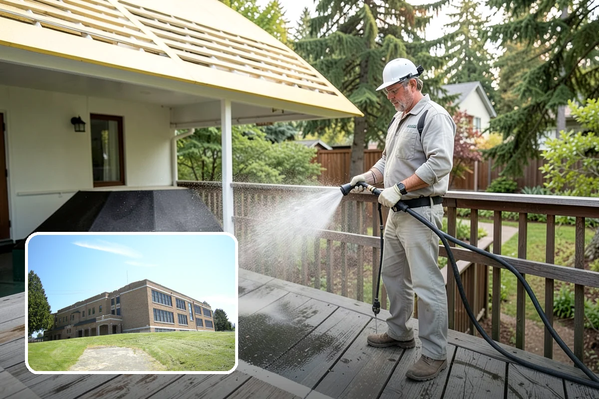 Construction Cleanup Washing in Maple Valley, King County, WA - Prepares sites for final inspection and handover