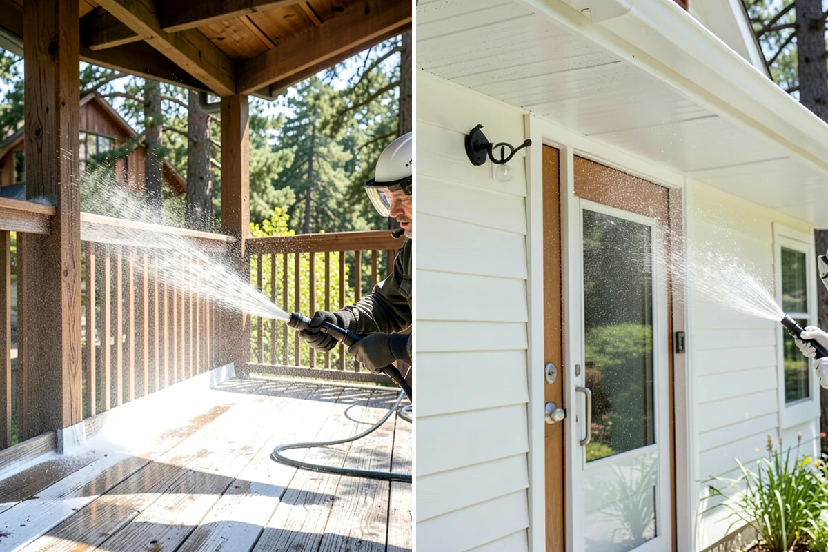 Construction Cleanup Washing in Maple Valley, King County, WA - Walk the site to flag debris and residue zones