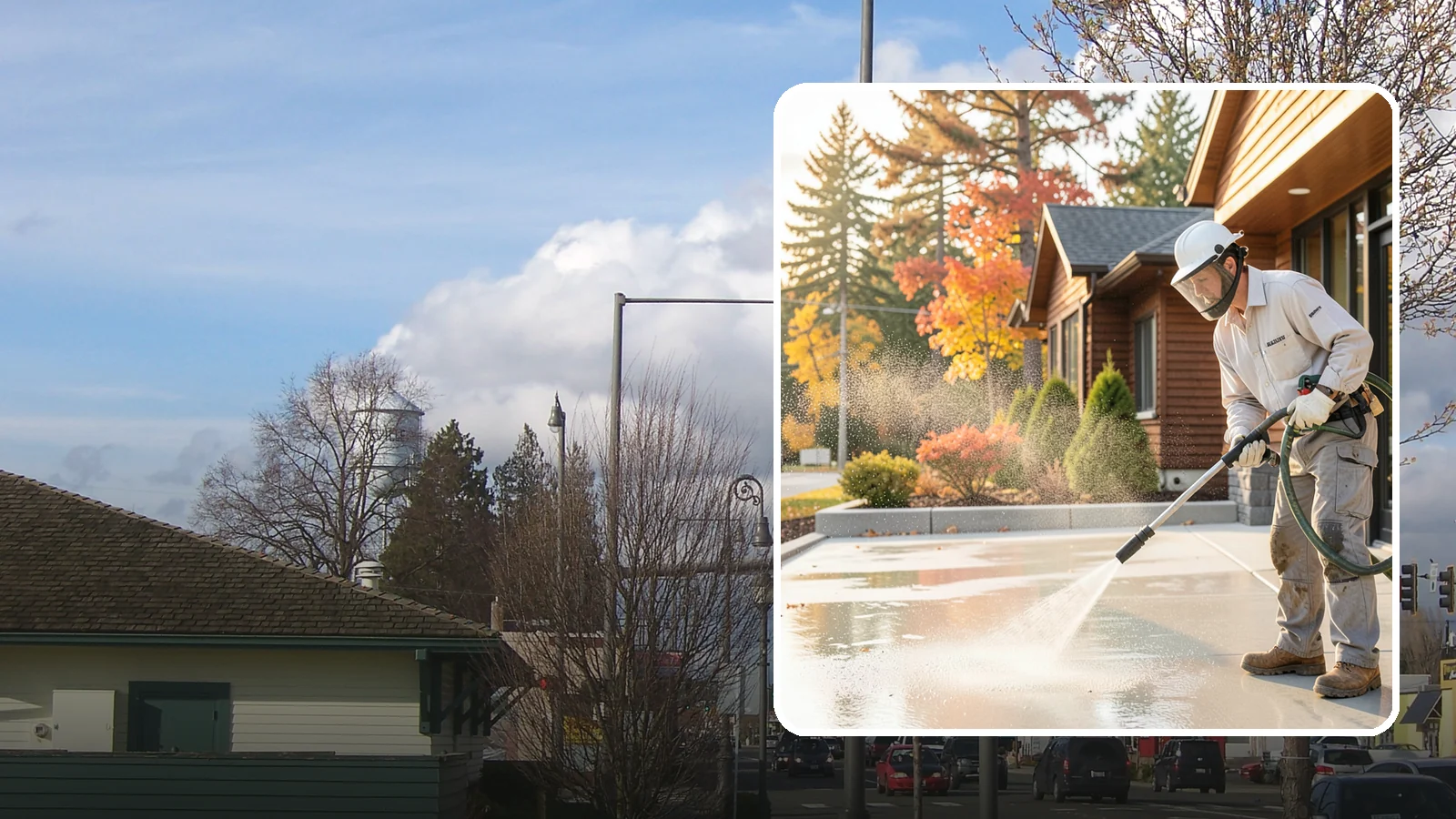 Construction Cleanup Washing in Marysville, Snohomish County, WA - We wash away construction dust, mud, and debris so Washington job sites finish clean and presentable.