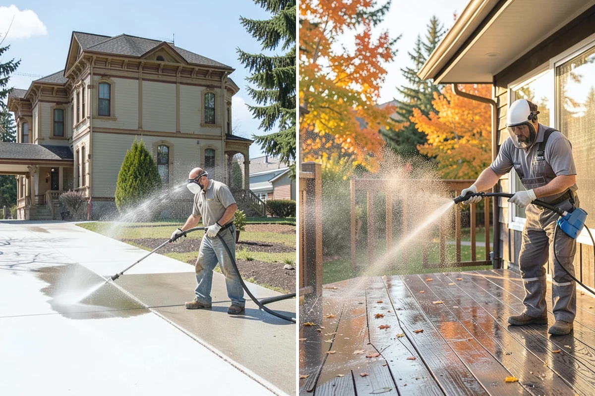 Construction Cleanup Washing in Marysville, Snohomish County, WA - Walk the site to flag debris and residue zones
