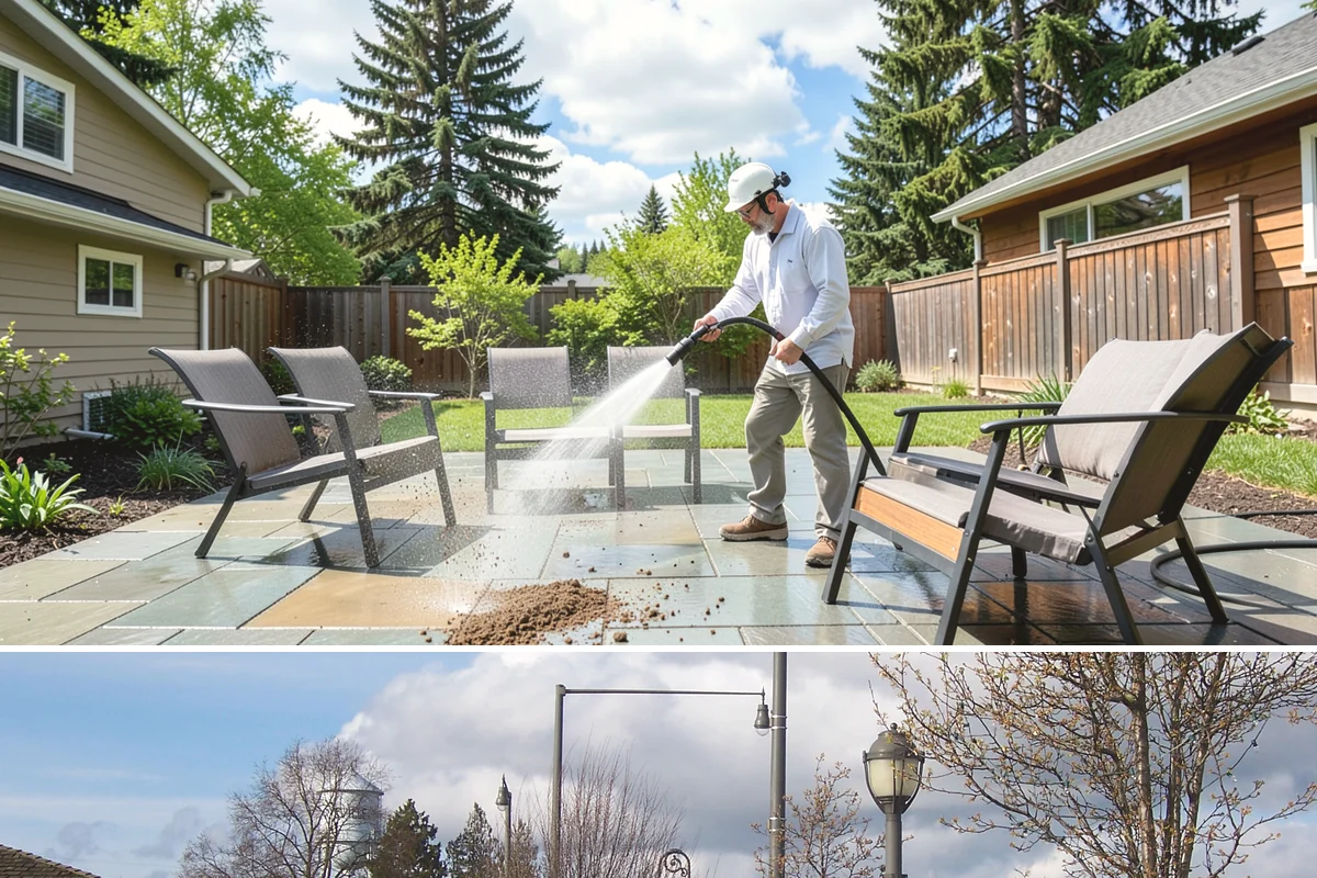 Construction Cleanup Washing in Marysville, Snohomish County, WA - Construction cleanup washing is scheduled at project completion in any season, with extra rinsing needed after Washington's rainy...