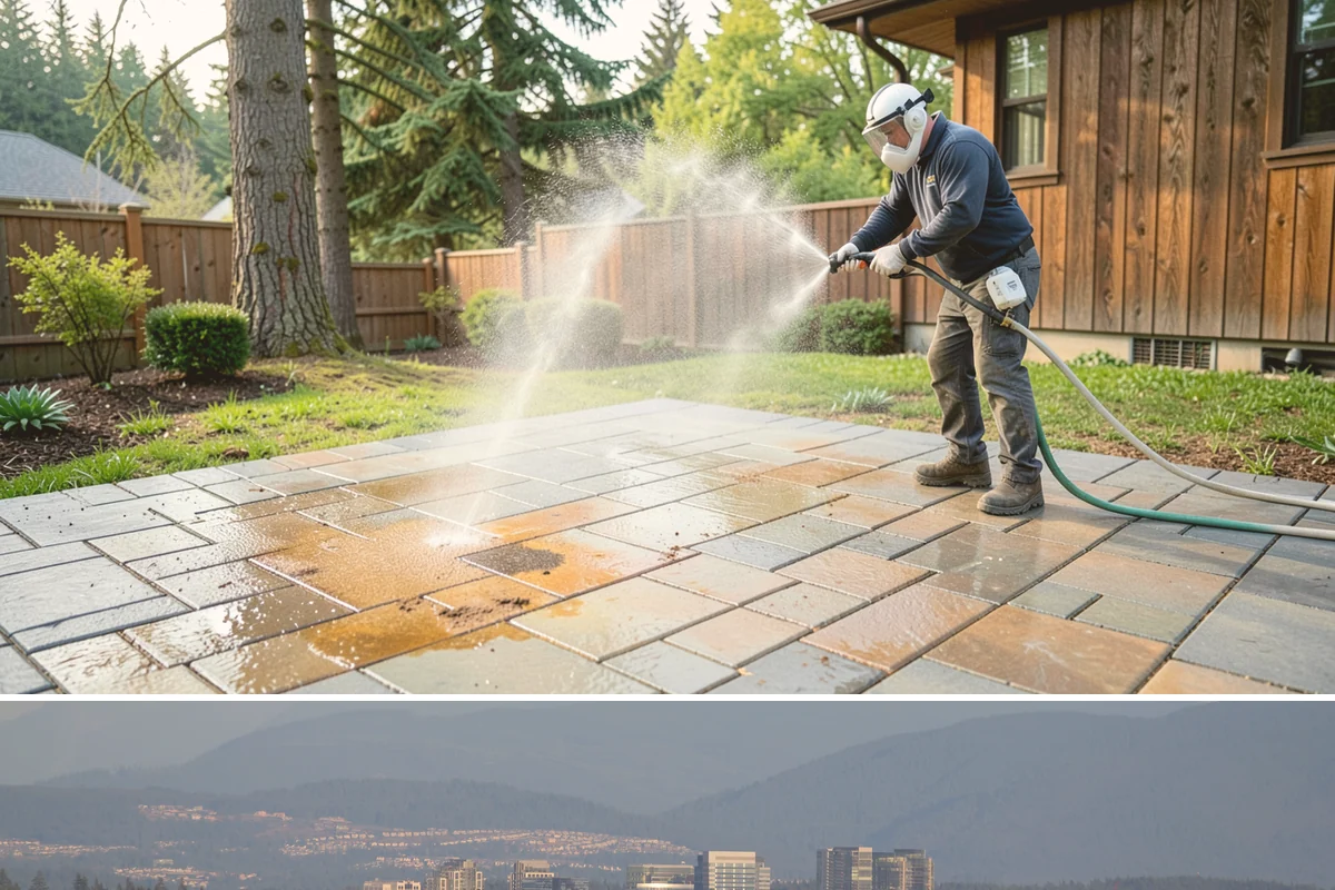 Construction Cleanup Washing in Medina, King County, WA - Construction cleanup washing is scheduled at project completion in any season, with extra rinsing needed after Washington's rainy...