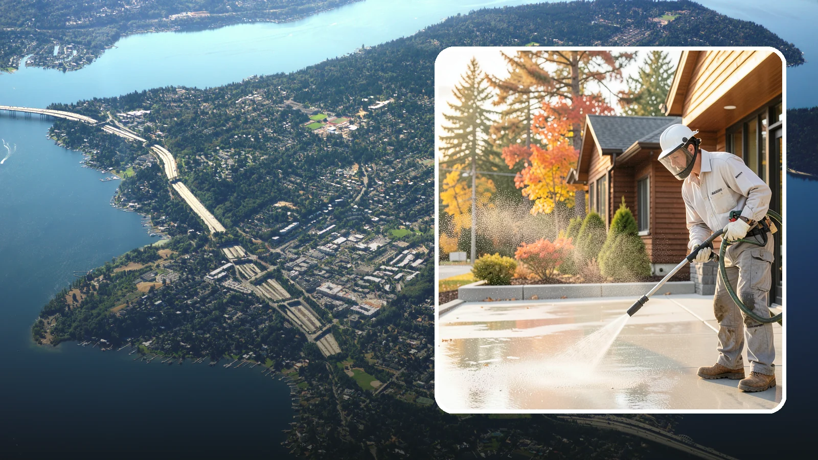 Construction Cleanup Washing in Mercer Island, King County, WA - We wash away construction dust, mud, and debris so Washington job sites finish clean and presentable.