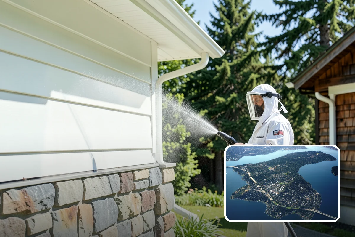 Construction Cleanup Washing in Mercer Island, King County, WA - Prepares sites for final inspection and handover