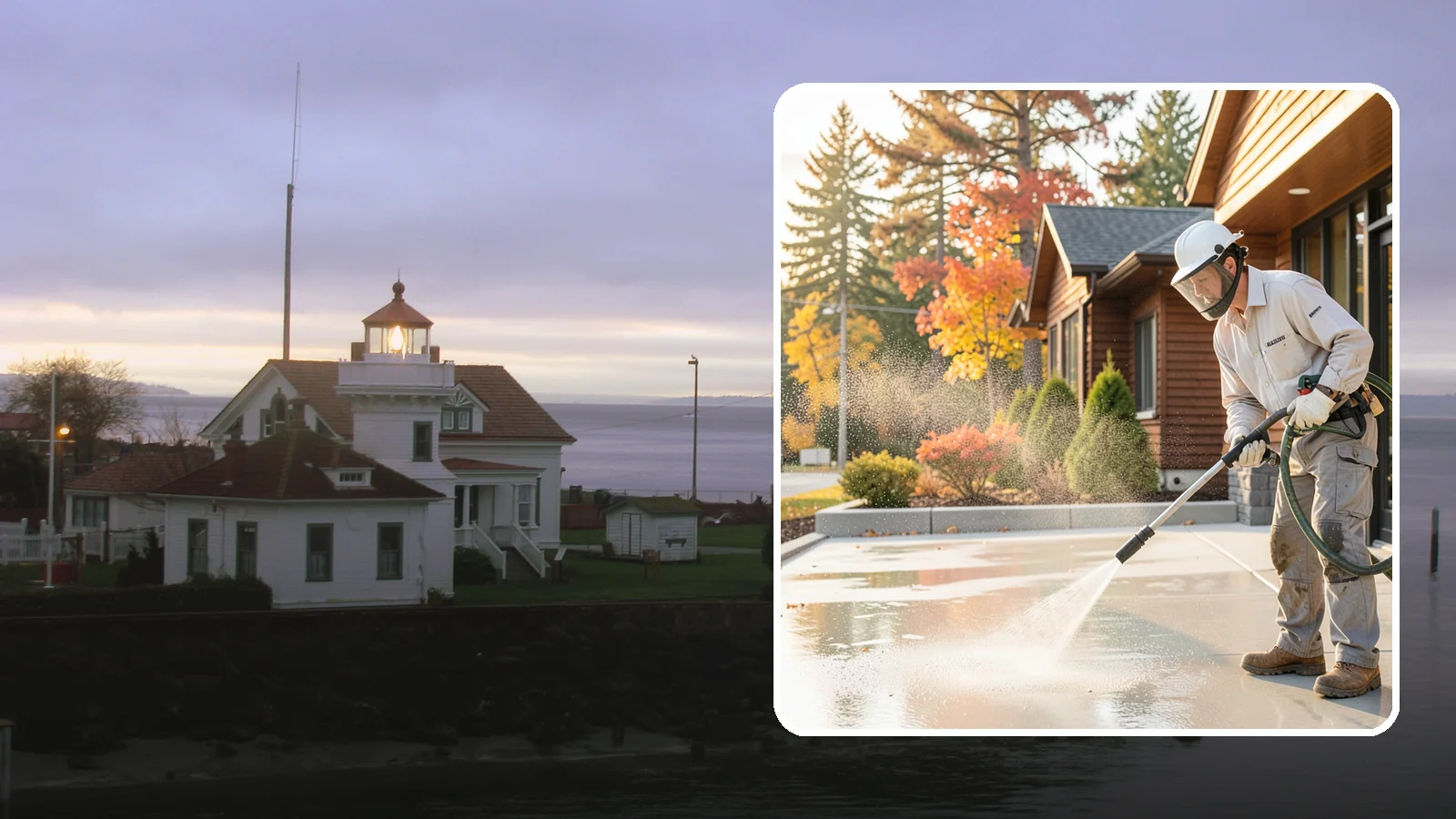 Construction Cleanup Washing in Mukilteo, Snohomish County, WA - We wash away construction dust, mud, and debris so Washington job sites finish clean and presentable.