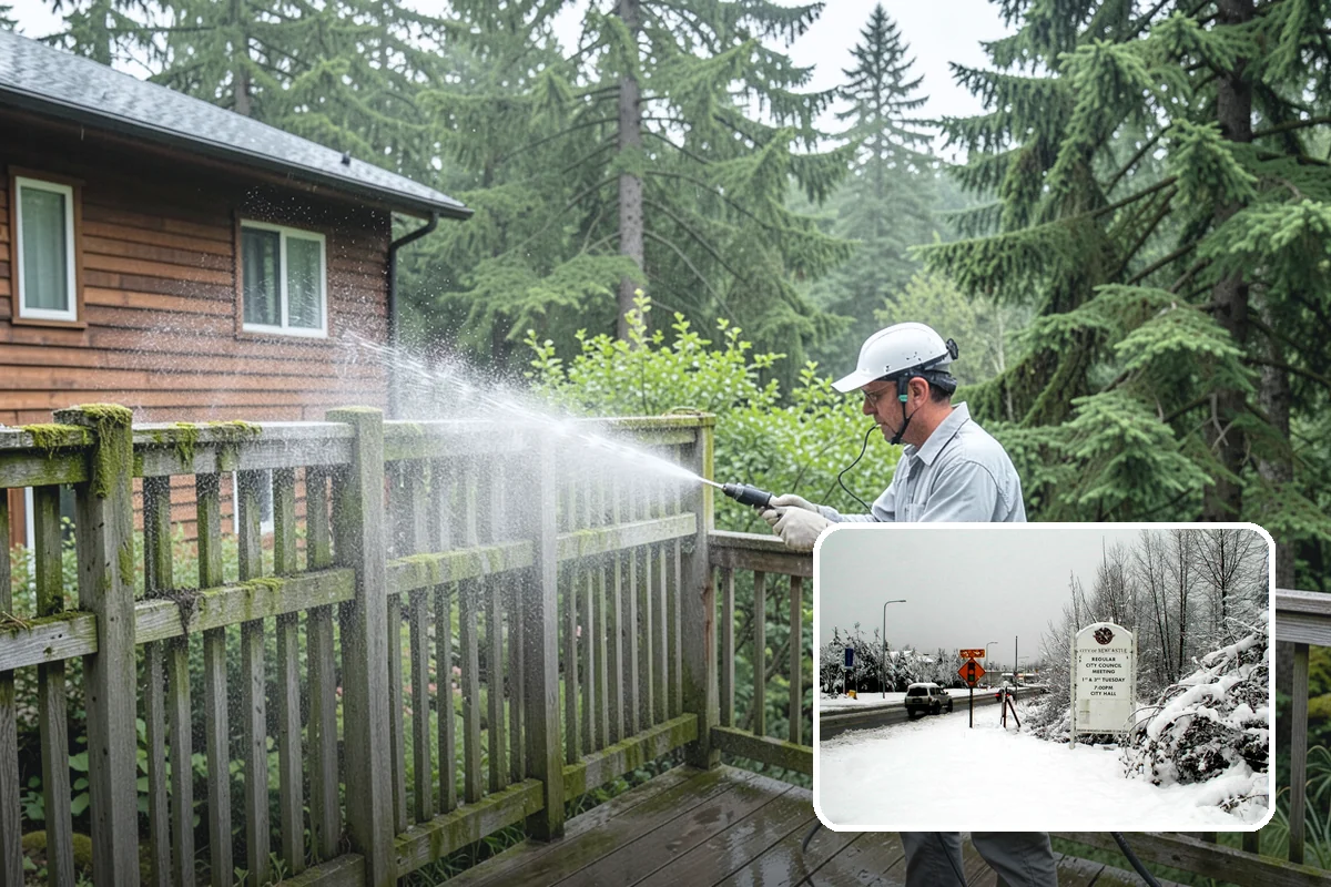 Construction Cleanup Washing in Newcastle, King County, WA - Prepares sites for final inspection and handover