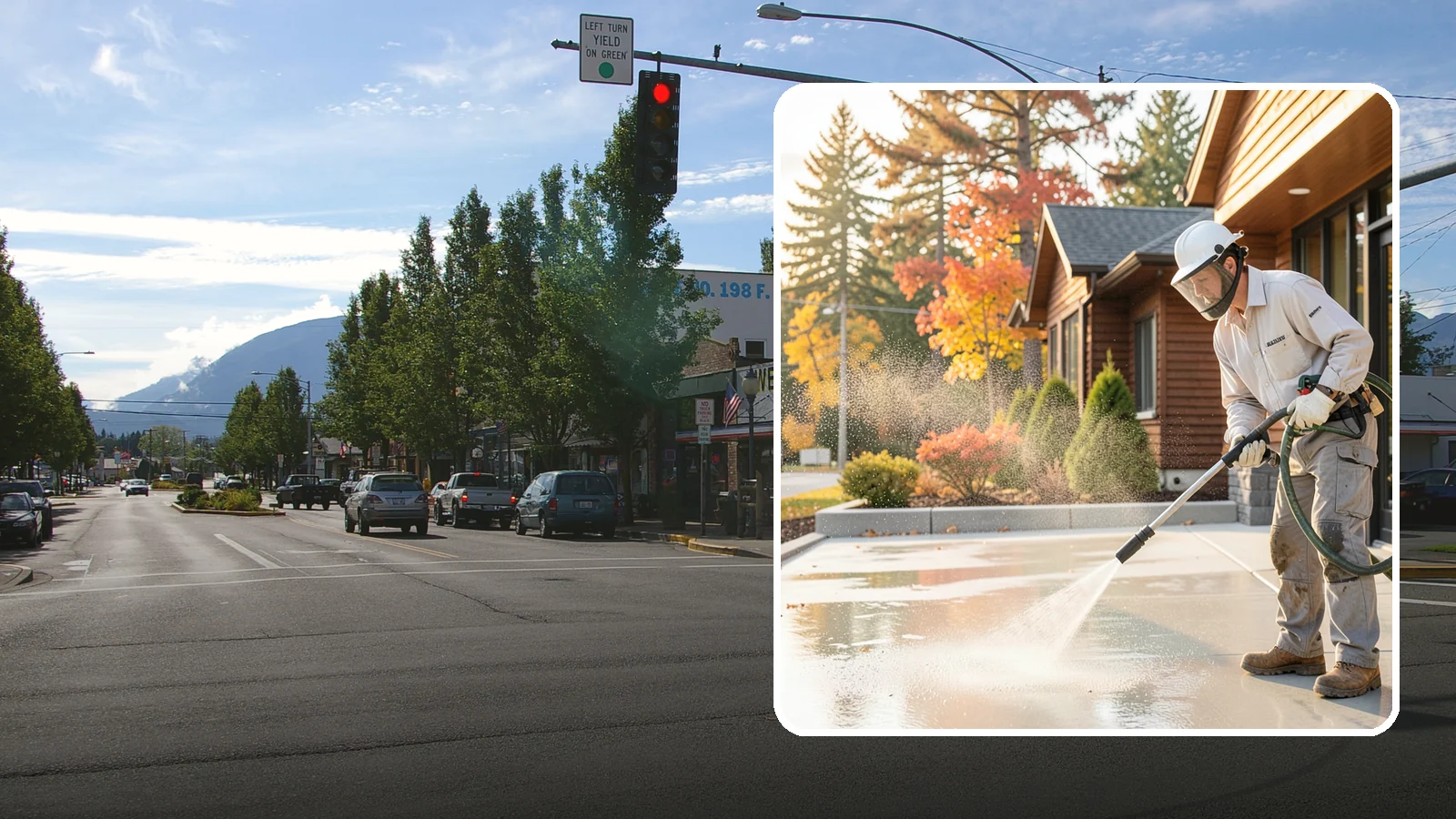 Construction Cleanup Washing in North Bend, King County, WA - We wash away construction dust, mud, and debris so Washington job sites finish clean and presentable.
