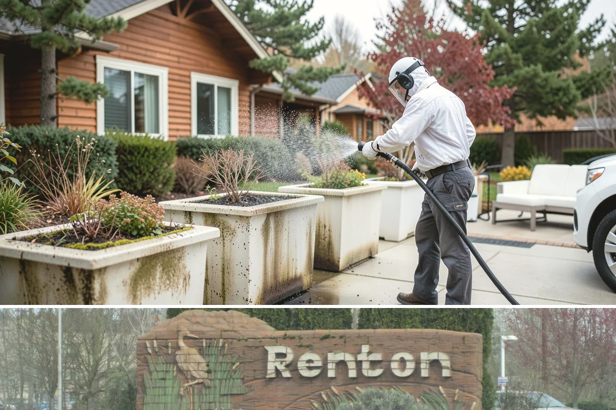 Construction Cleanup Washing in Renton, King County, WA - Construction cleanup washing is scheduled at project completion in any season, with extra rinsing needed after Washington's rainy...