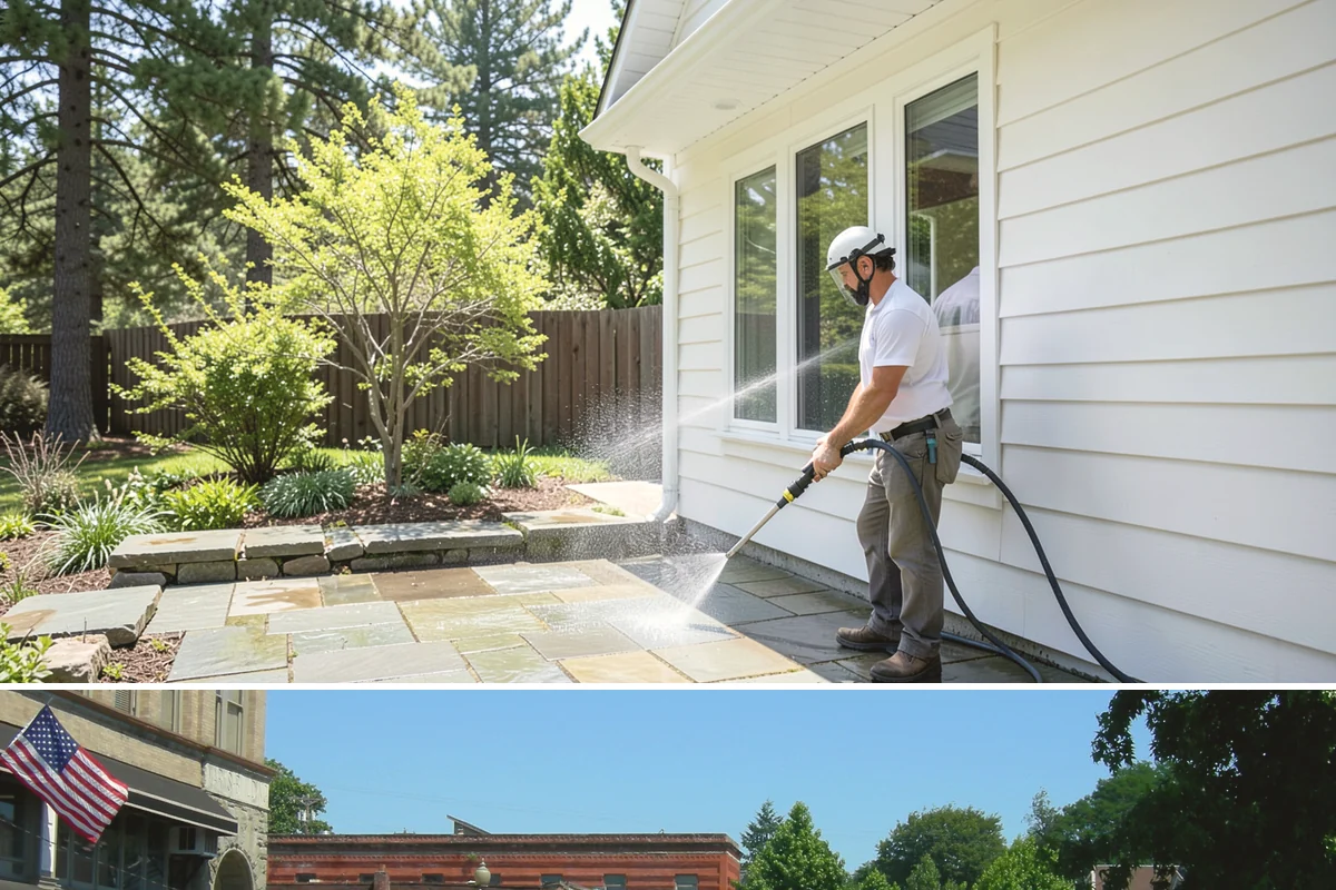 Construction Cleanup Washing in Snohomish, Snohomish County, WA - Construction cleanup washing is scheduled at project completion in any season, with extra rinsing needed after Washington's rainy...