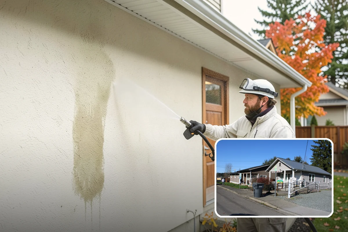 Construction Cleanup Washing in South Prairie, Pierce County, WA - Prepares sites for final inspection and handover