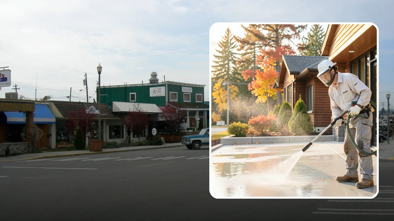 Construction Cleanup Washing in Stanwood, Snohomish County, WA - We wash away construction dust, mud, and debris so Washington job sites finish clean and presentable.