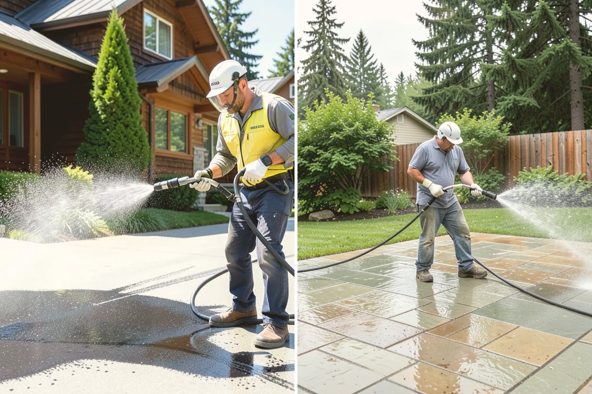 Construction Cleanup Washing in Stanwood, Snohomish County, WA - Walk the site to flag debris and residue zones