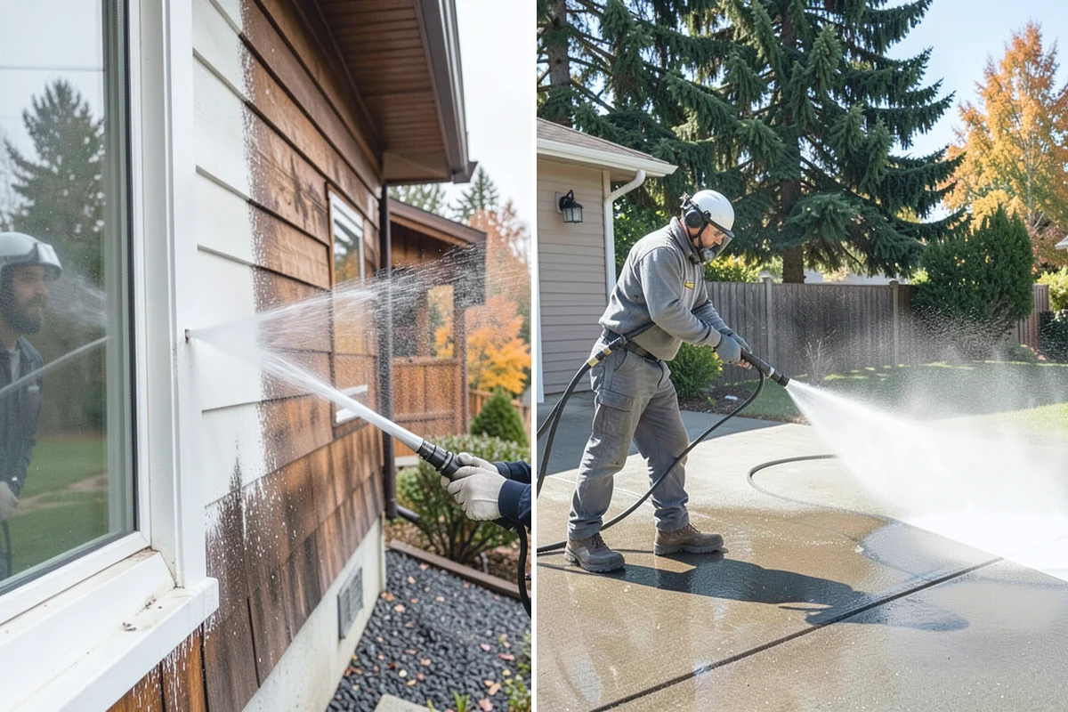 Construction Cleanup Washing in Sumner, Pierce County, WA - Walk the site to flag debris and residue zones
