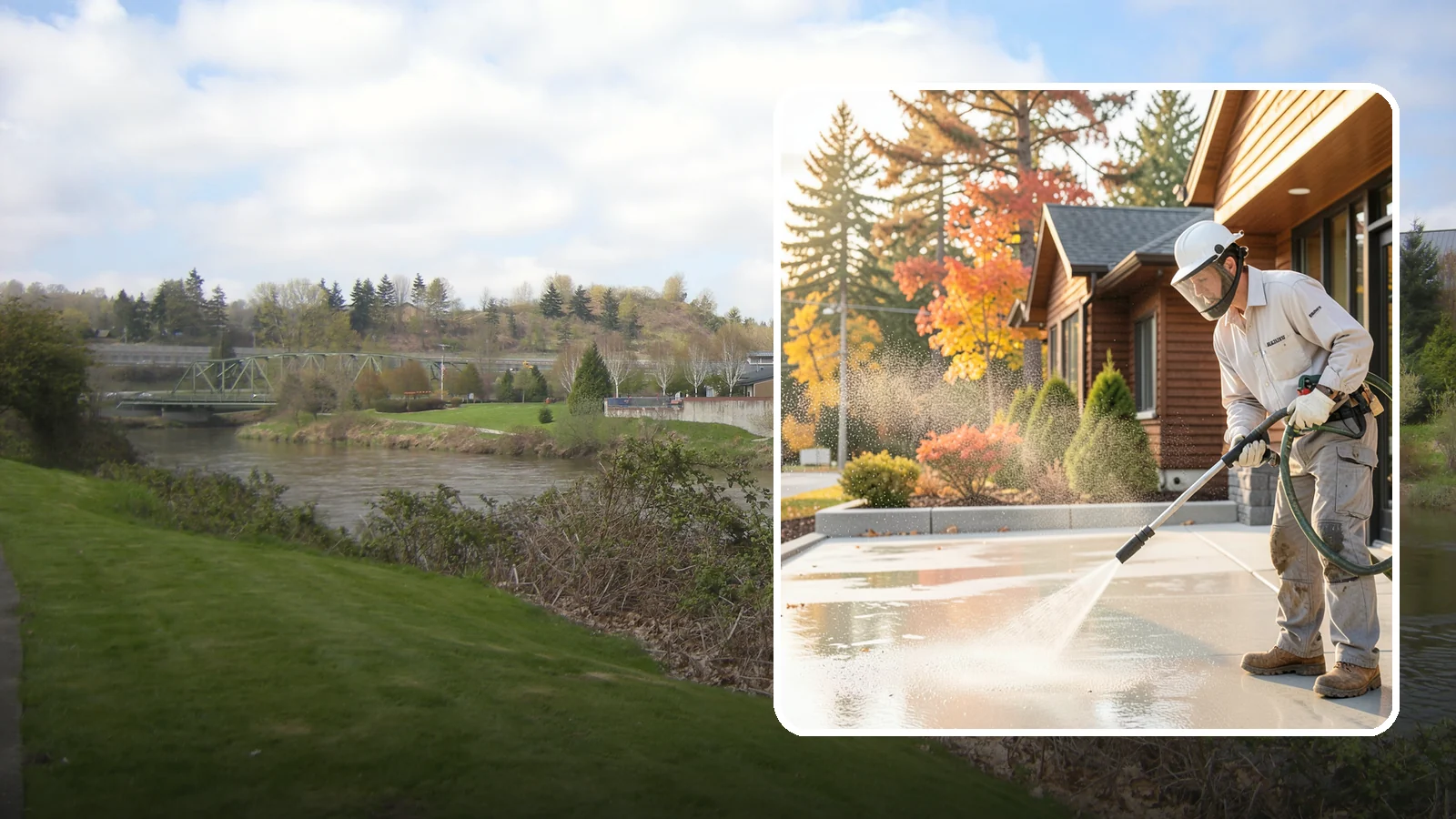 Construction Cleanup Washing in Tukwila, King County, WA - We wash away construction dust, mud, and debris so Washington job sites finish clean and presentable.