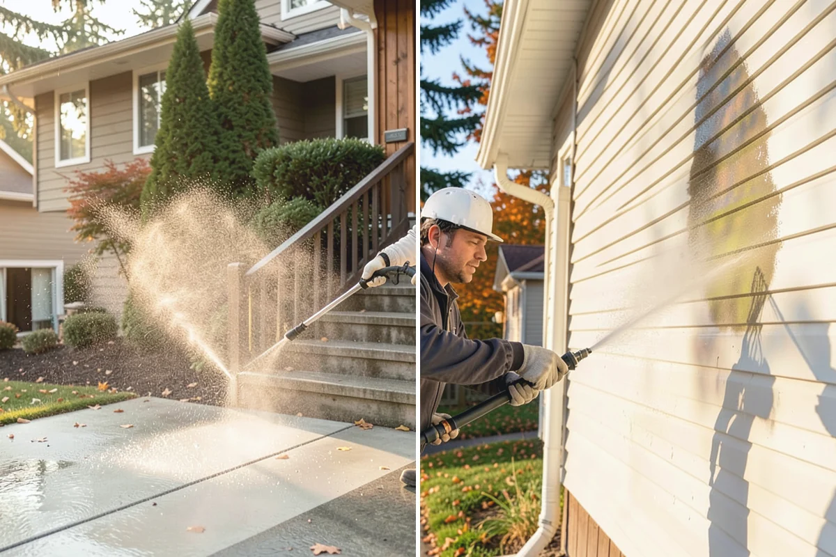Construction Cleanup Washing in Woodinville, King County, WA - Walk the site to flag debris and residue zones