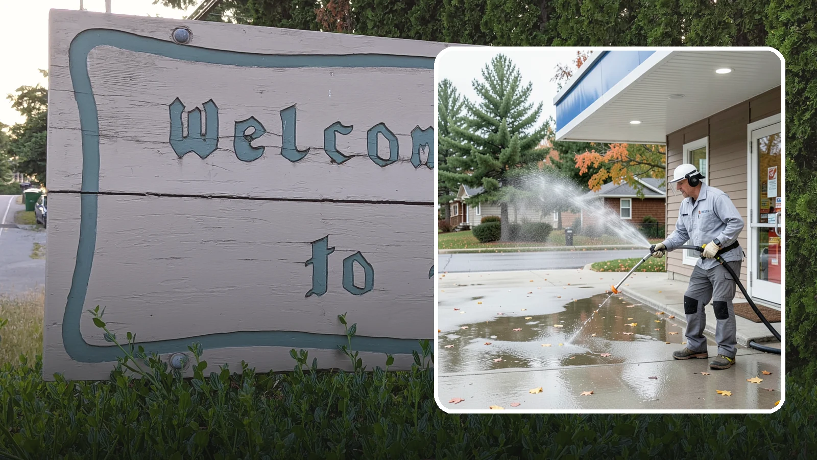 Convenience Store Cleaning in Brier, Snohomish County, WA - Fast-turnaround exterior cleaning for convenience stores that clears spills, gum, grease, and grime from entrances, walkways, and...